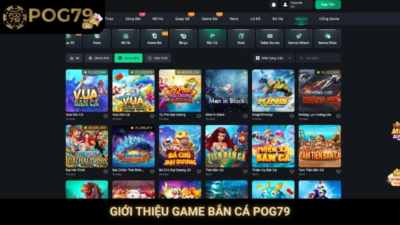 Giới thiệu game bắn cá Pog79