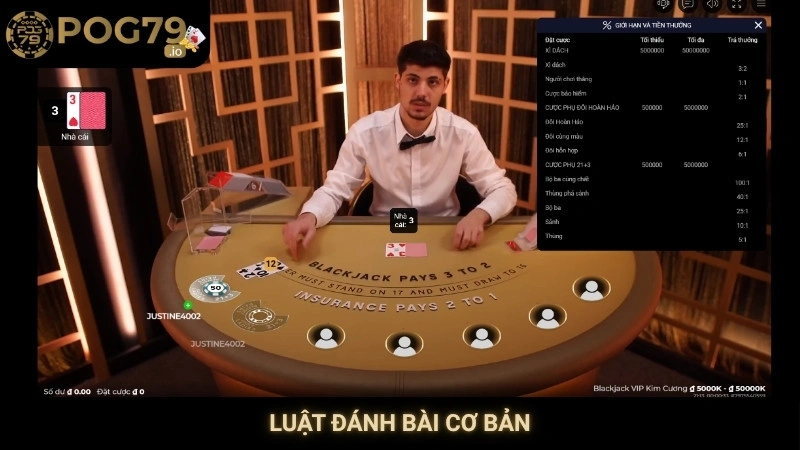 Tìm hiểu game bài blackjack trên Pog79