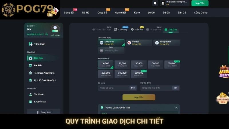 Quy trình giao dịch chi tiết