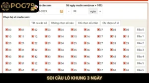 Soi Cầu Lô Khung 3 Ngày