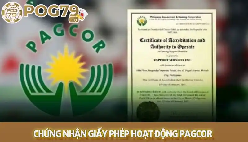 Giấy phép PAGCOR hợp pháp